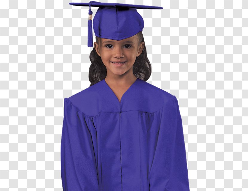 Robe Academic Dress Square Cap Graduation Ceremony - Evening Gown - Kindergarten Transparent PNG