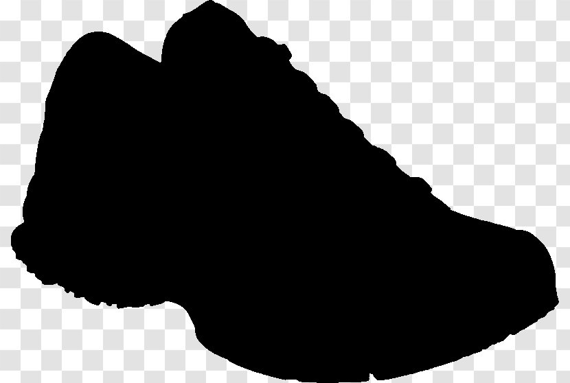 Clip Art Shoe Leaf Line Silhouette - Black M Transparent PNG