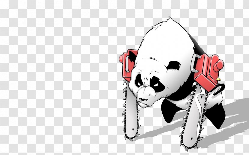 Lollipop Chainsaw Giant Panda Bear Funny - Highdefinition Video Transparent PNG
