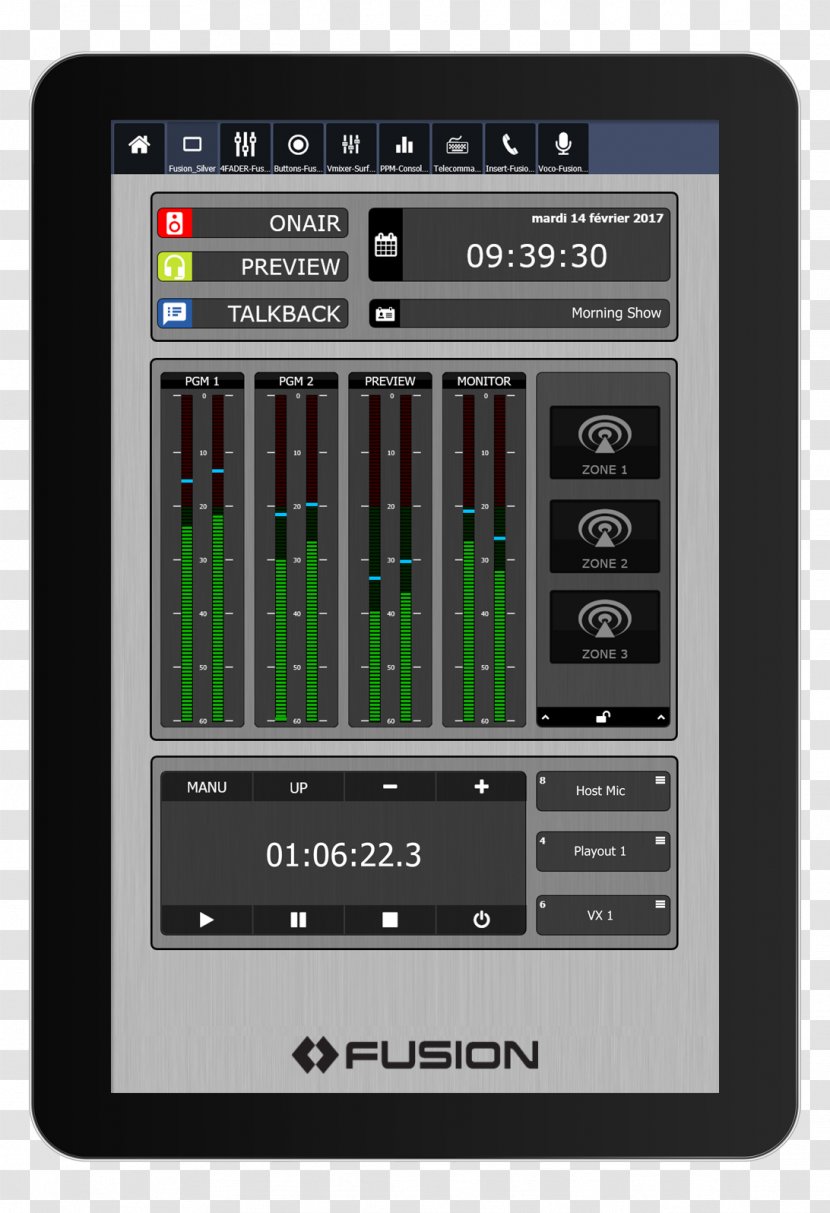 2018 NAB Show Audio TVV Sound Project The Telos Alliance Virtual Radio - Electronic Instrument - Studio Transparent PNG