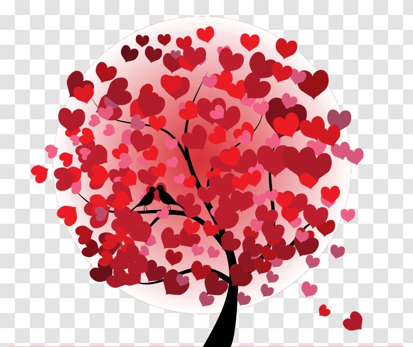 Tree Love Clip Art - Romance - Albero Della Vita Transparent PNG