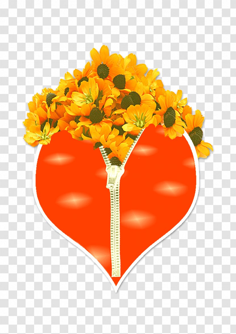 Valentines Day Heart - Plant - Perennial Lantana Transparent PNG