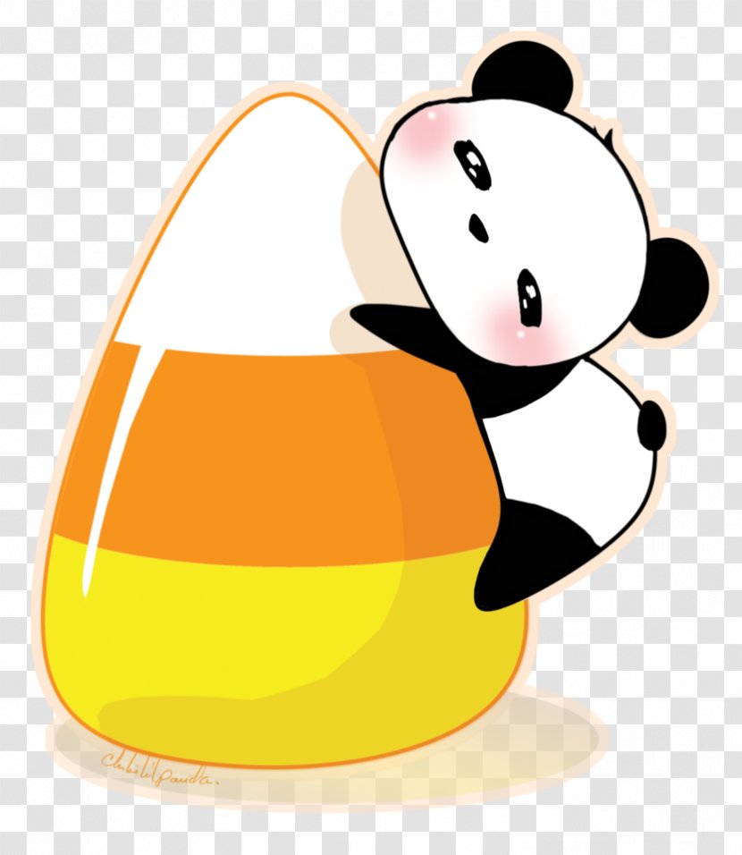 Candy Corn Giant Panda Red Drawing Bear - Tree Transparent PNG