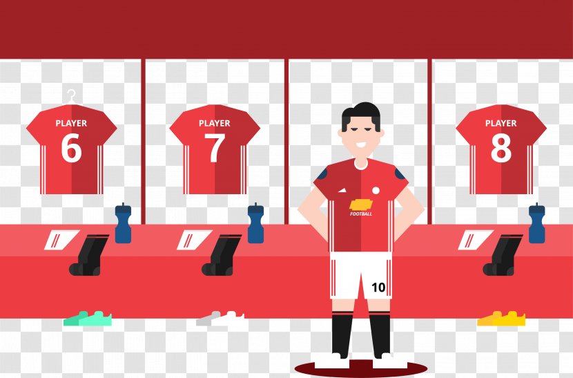 T-shirt Jersey Designer - Red - TShirt Stadium Shirt Shoes Football Transparent PNG