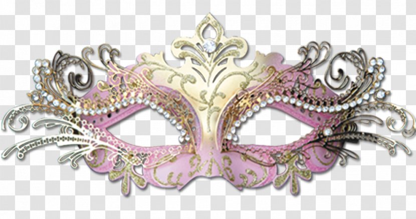 Mask Masquerade Ball Costume Party - Pink Transparent PNG