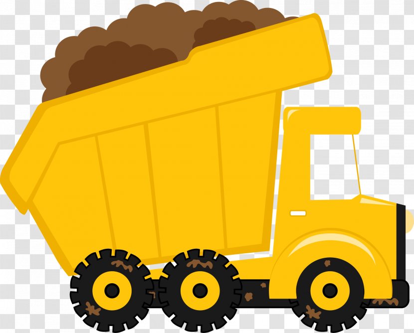 Dump Truck Pickup Vehicle Clip Art - Bulldozer Transparent PNG