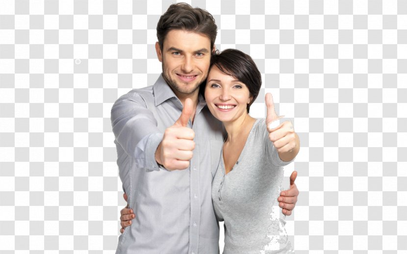 Happiness Thumb Signal Stock Photography Intimate Relationship Couple - Cartoon Transparent PNG