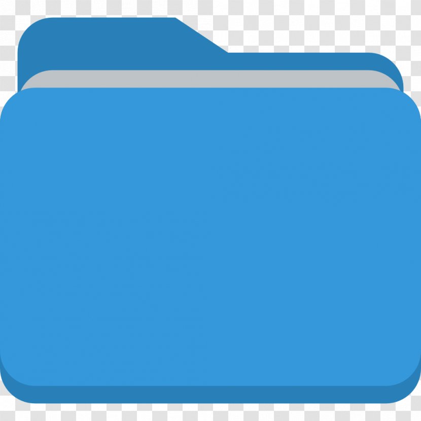 Electric Blue Angle Area - User Interface - Folder Transparent PNG