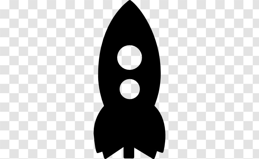Rocket Outer Space - Silhouette Transparent PNG
