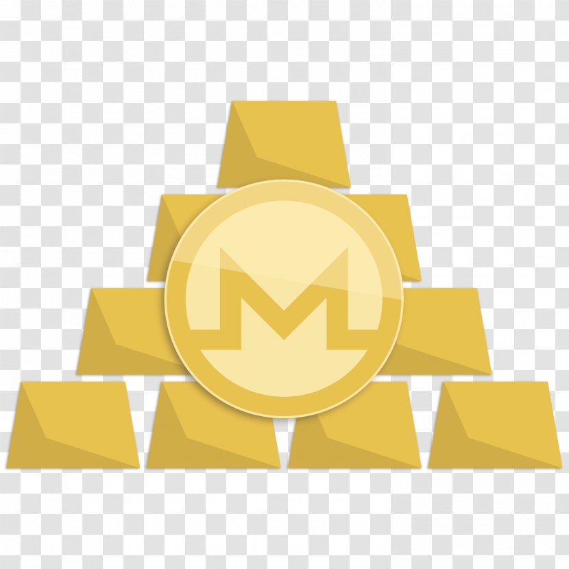 Monero Cryptocurrency Blockchain Bitcoin Information - Gold Transparent PNG