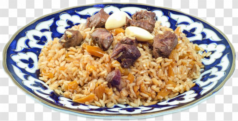 Pilaf Uzbek Cuisine Middle Eastern Restaurant Cook - Asian Food - Carrot Transparent PNG