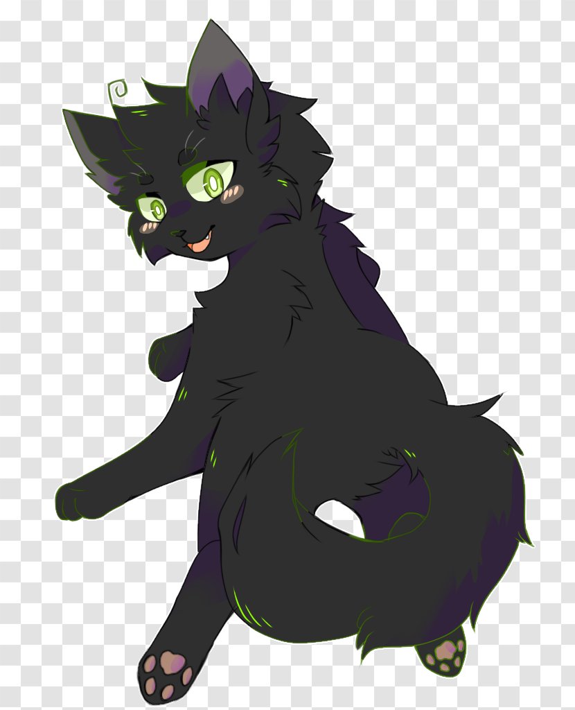 Black Cat Kitten Hollyleaf Warriors - Ravenpaw Transparent PNG