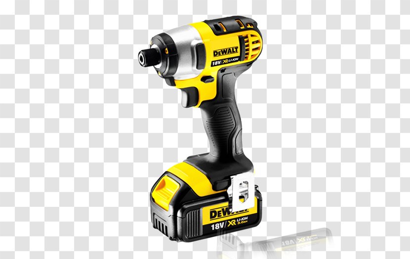 Lithium-ion Battery Impact Driver Cordless DeWalt Drill - Product Physical Hardware Tools Rechargeable Screwdriver Transparent PNG