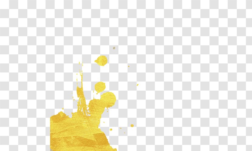 Watercolor Painting Gold - Ink - Paint Transparent PNG