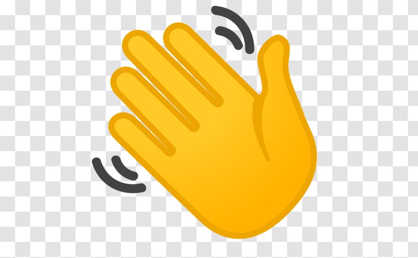 Emoji Human Skin Color Hand Noto Fonts Wave - Sign Transparent PNG