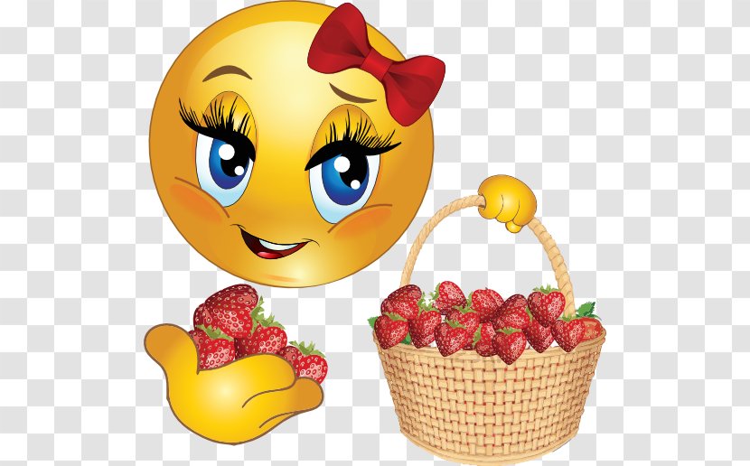 Smiley Emoticon Clip Art - Online Chat - Strawberry Cartoon Transparent PNG