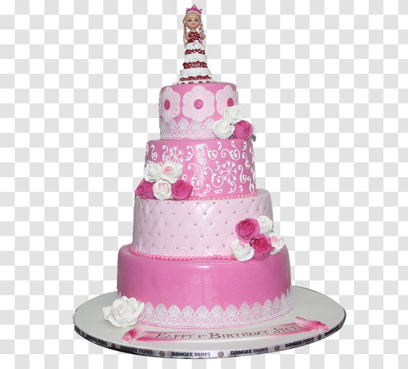 Birthday Cake Torte Wedding Princess - Sugar Paste - First Transparent PNG