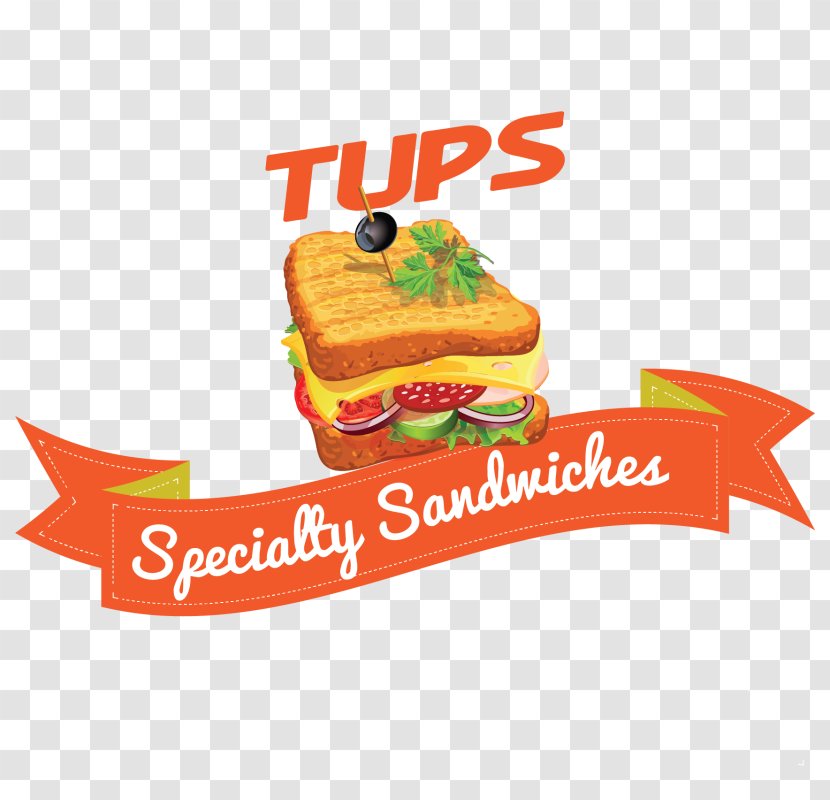 Tups Specialty Sandwiches Submarine Sandwich Fast Food Logo - Meal - Fosters Banner Transparent PNG
