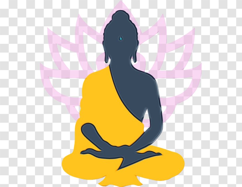 Yoga Cartoon - Physical Fitness - Kneeling Sitting Transparent PNG