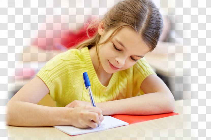 Writing Student Education Essay Test - Watercolor - Learn Girls Transparent PNG