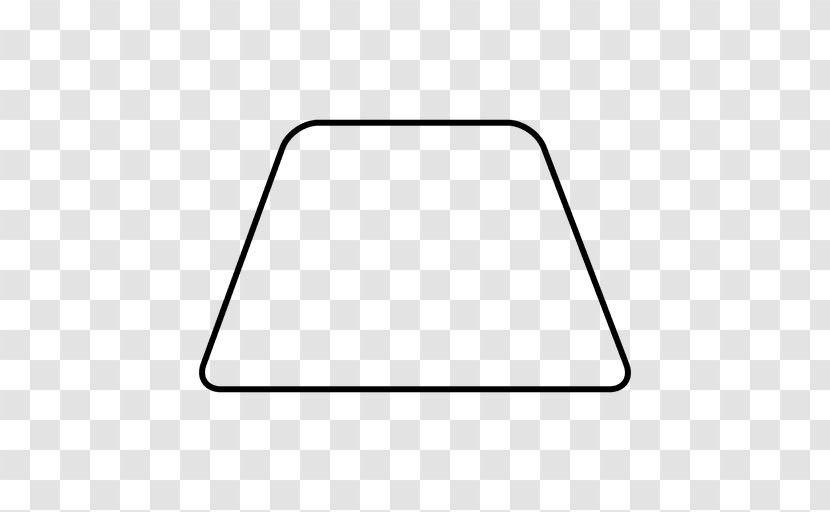 Triangle Parallelogram Rectangle About - Black And White - Shaped Vector Transparent PNG