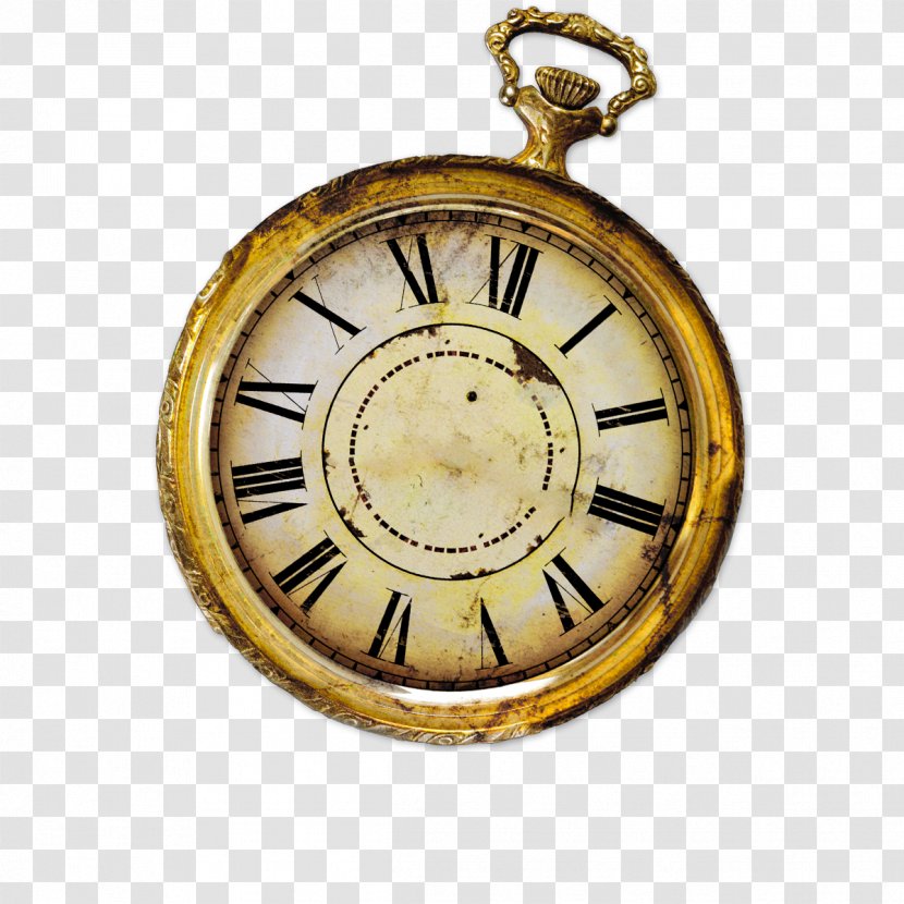 Clock Face Time Pocket Watch - Cartoon Transparent PNG