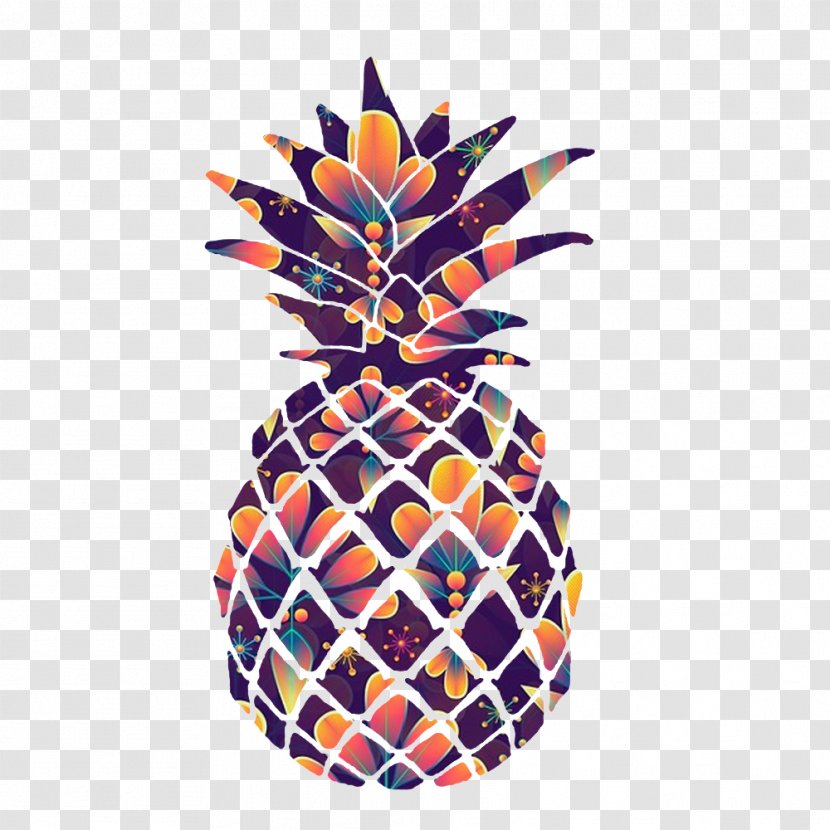 Pineapple Cuisine Of Hawaii Stencil Art Transparent PNG