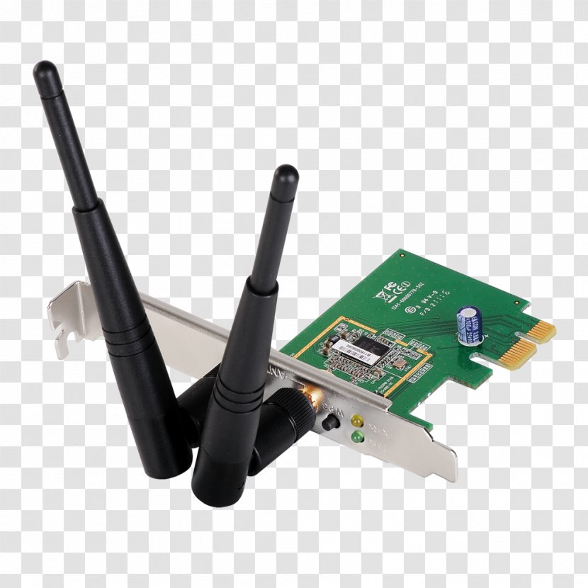 IEEE 802.11 Edimax EW-7612PIn Wireless Network Interface Controller Cards & Adapters - Wifi - Low Profile Transparent PNG