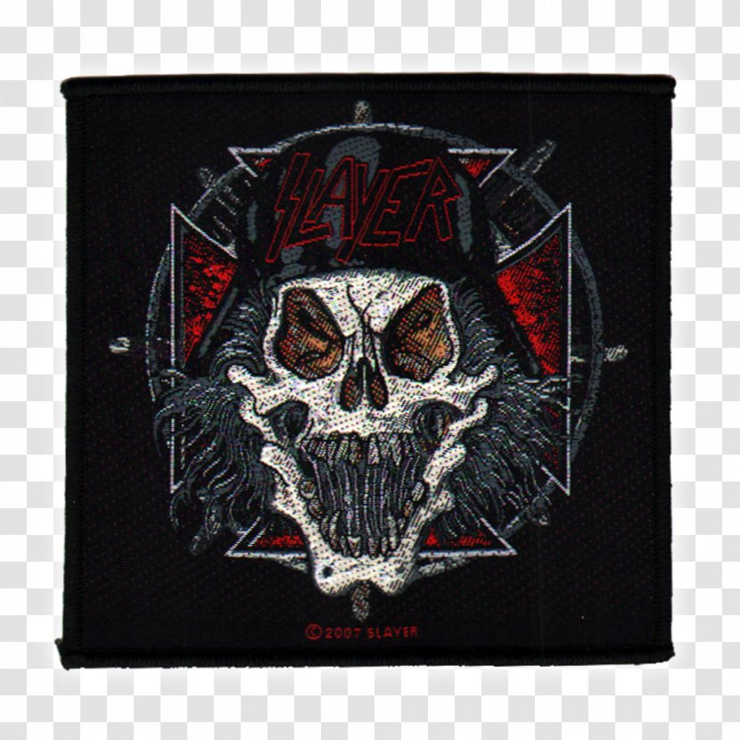 Slayer Divine Intervention Reign In Blood Wehrmacht Embroidered Patch - Skull - T-shirt Transparent PNG