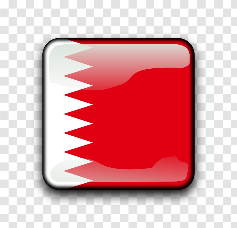 Flag Of Bahrain Clip Art - Fahne Transparent PNG