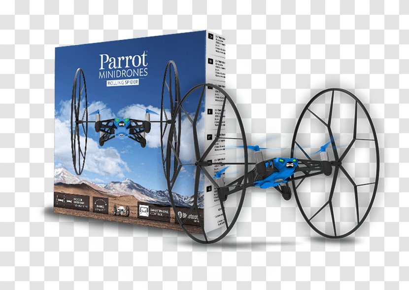 Parrot Rolling Spider MiniDrones Bebop Drone Robot - Machine Transparent PNG