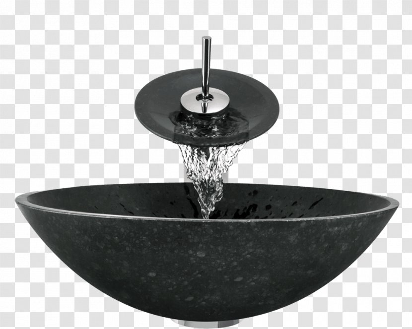 Bowl Sink Basalt Tap - Granite Transparent PNG