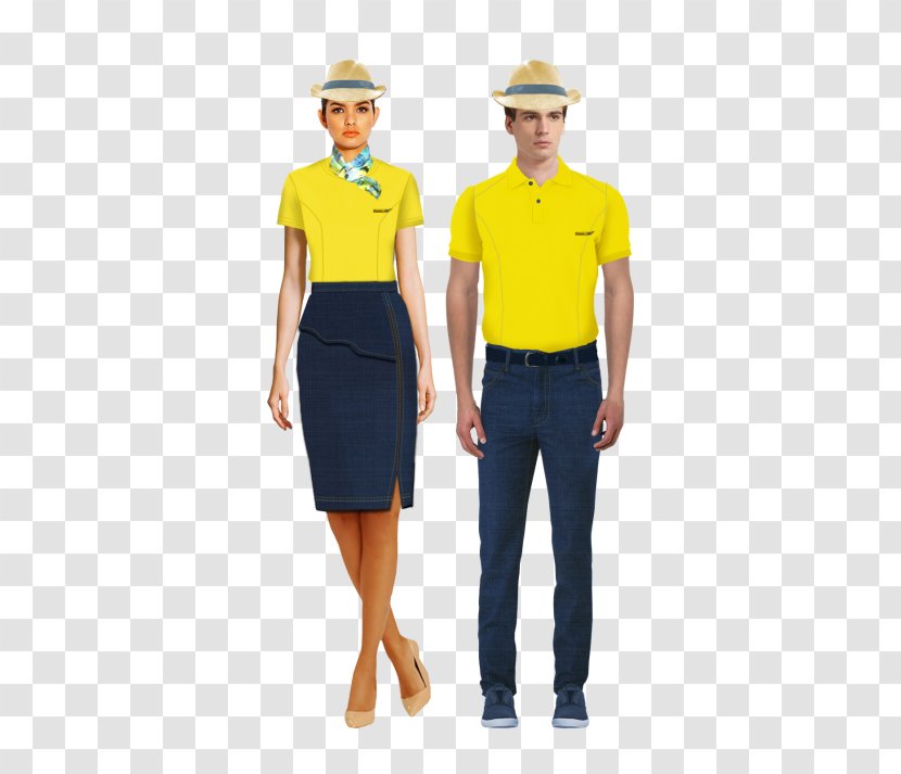 T-shirt Housekeeping Uniform Job Hotel - Frame - Flight Stewardess Transparent PNG