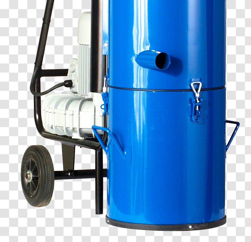 Cylinder Electric Blue - Machine - Industrial Waste Transparent PNG