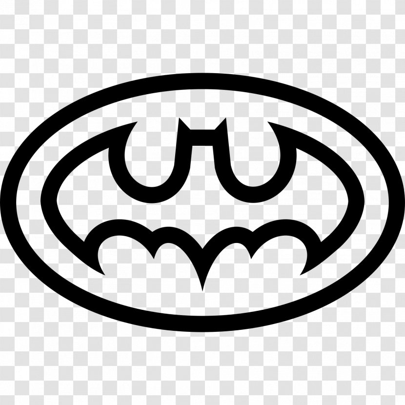 Batman - Black - Logo Transparent PNG