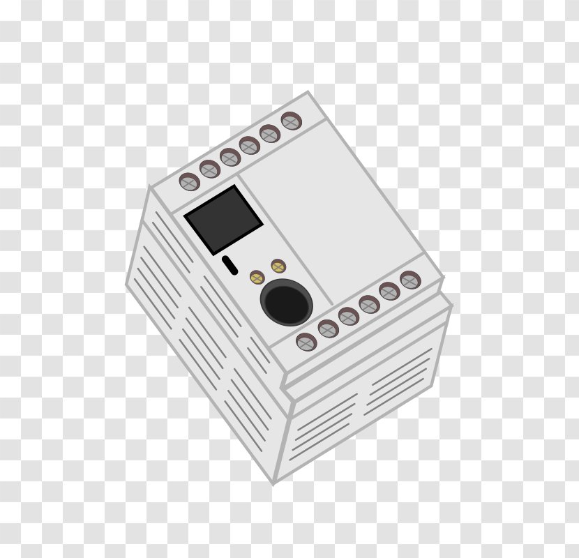 Programmable Logic Controllers Gate Ladder Clip Art - Controller - Battery Transparent PNG