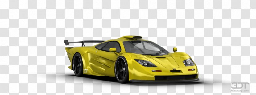 Sports Car Compact Prototype Model - Yellow Transparent PNG