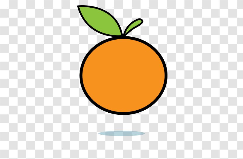 Line Fruit Clip Art - Orange Transparent PNG