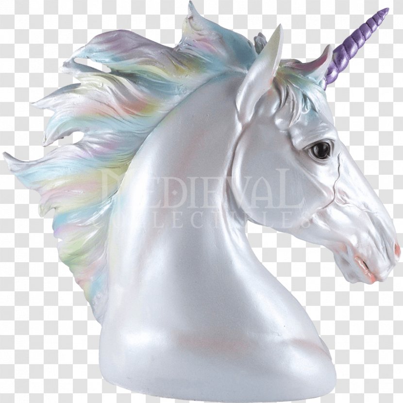 Figurine Bust Unicorn Statue Polyresin - Snout Transparent PNG