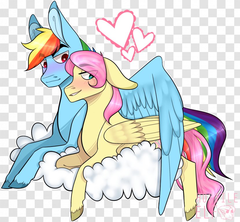 Pony Fan Art Rainbow Dash - Silhouette - Pegasus 3d Transparent PNG