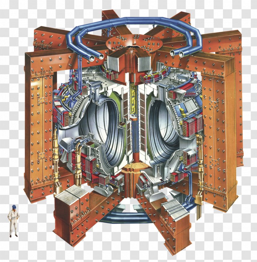 Joint European Torus Tokamak Fusion Test Reactor Nuclear Power - Energy - Fig. Transparent PNG
