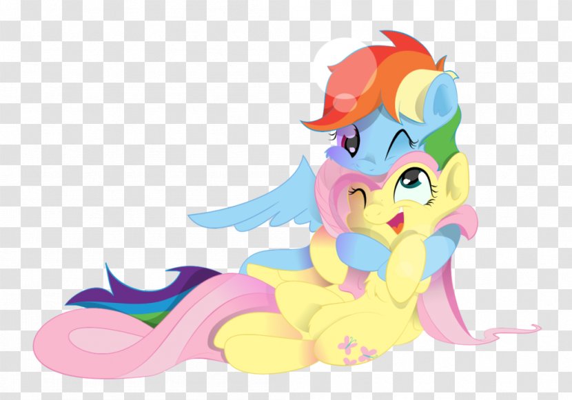 Fluttershy Rainbow Dash Pony Princess Cadance - Love Transparent PNG