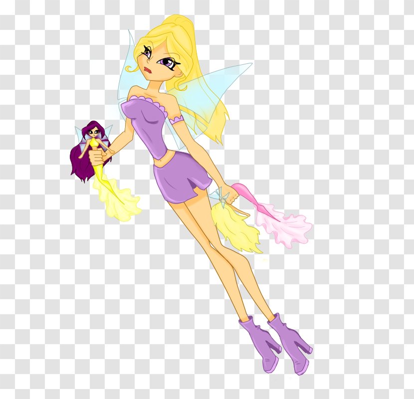 Fairy Roxy Drawing Mermaid - Cartoon Transparent PNG