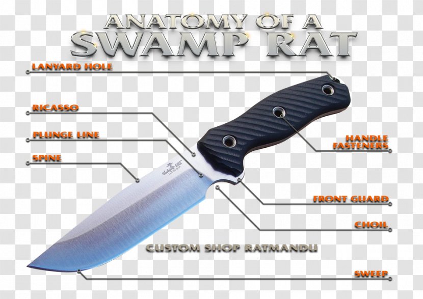 Utility Knives Hunting & Survival Throwing Knife Bowie - Cold Weapon Transparent PNG