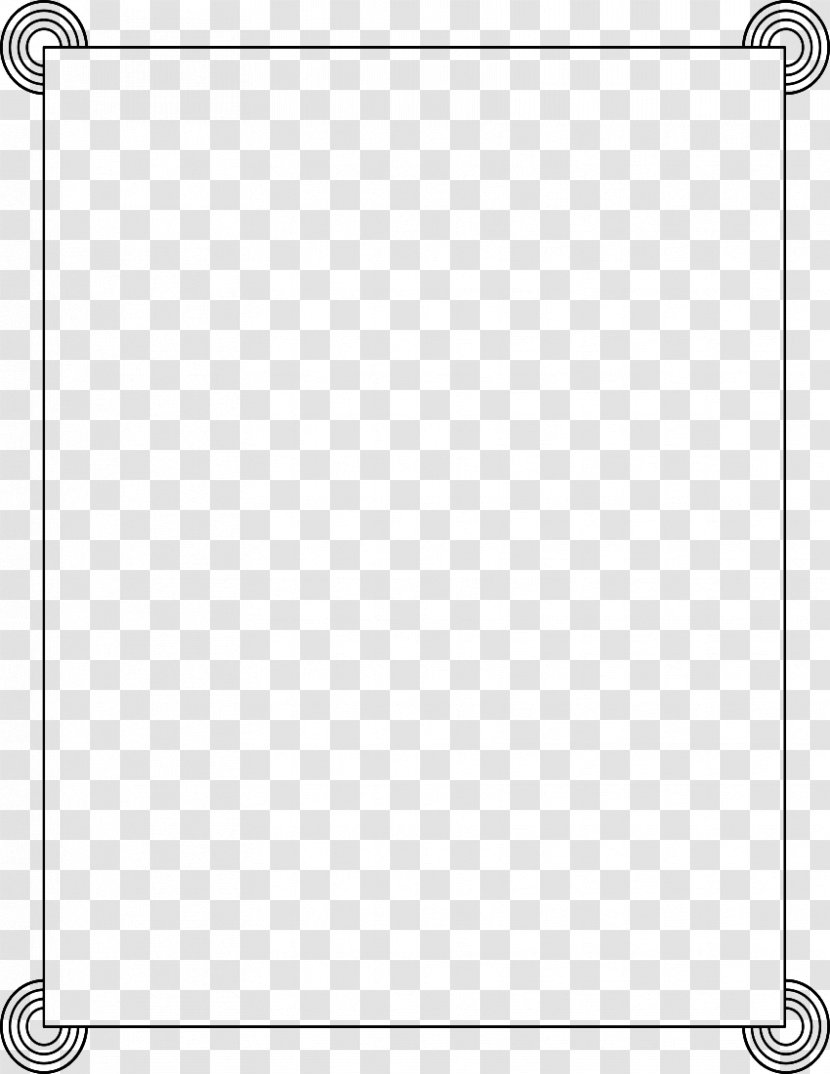 Line Point Angle Black And White - Photography - Border Frame Photo Transparent PNG