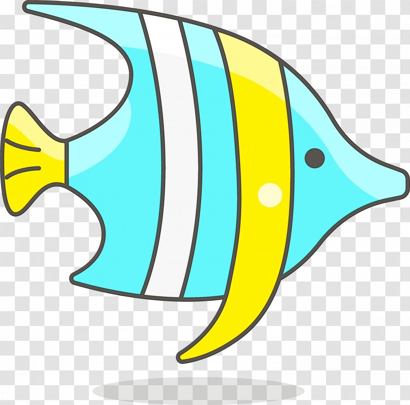 Watercolor Animal - Figure - Butterflyfish Transparent PNG