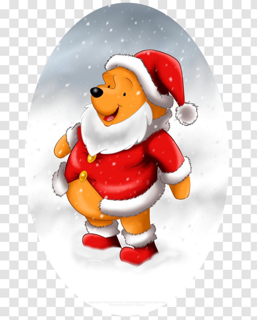 Winnie The Pooh Piglet Tigger Santa Claus Eeyore - Walt Disney Company Transparent PNG