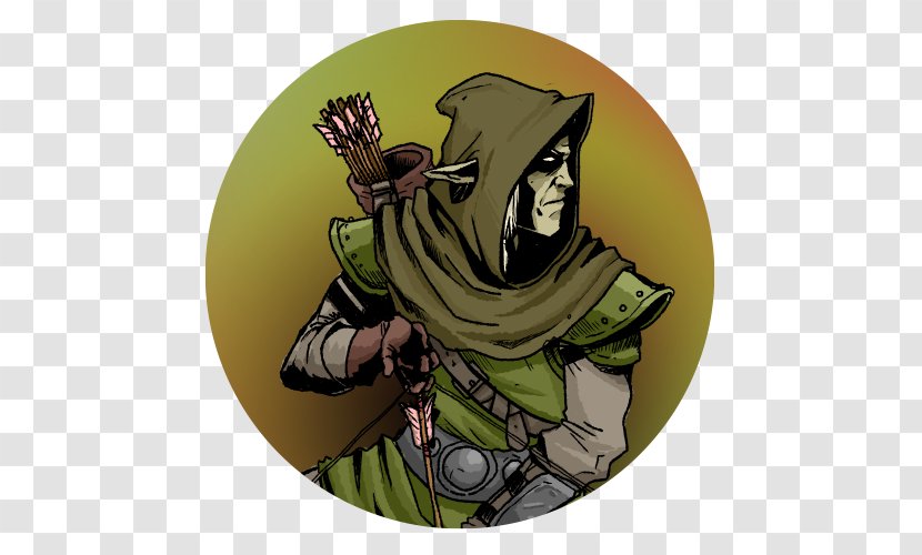 Illustration Cartoon Character Fiction - Half Orc Ranger Transparent PNG