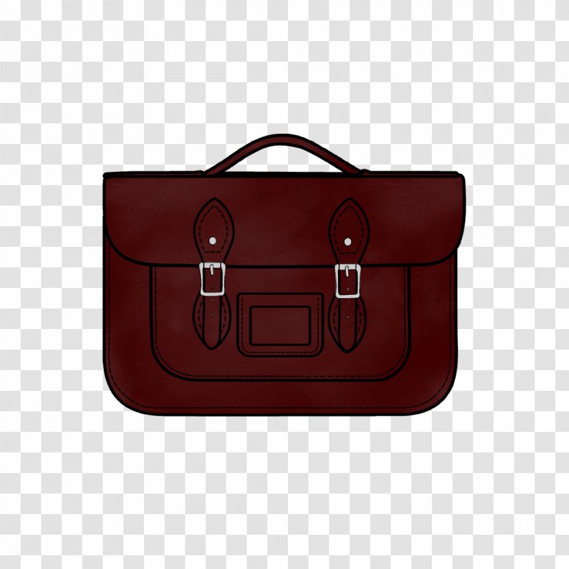 Handbag Satchel Leather Briefcase Strap - Red Transparent PNG