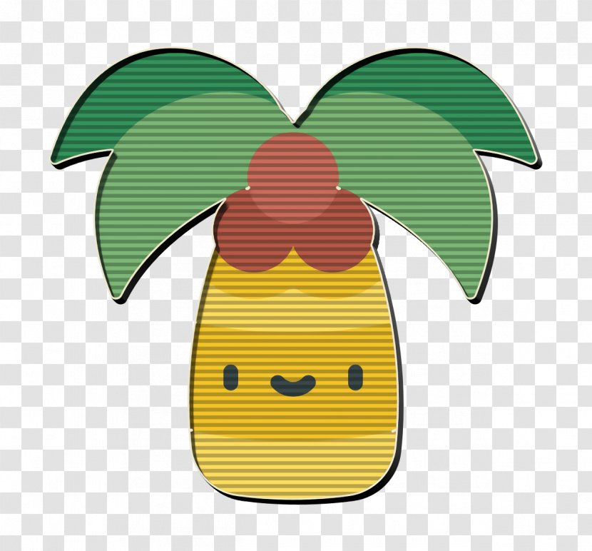 Summer Icon Palm Tree Tropical - Fruit Transparent PNG